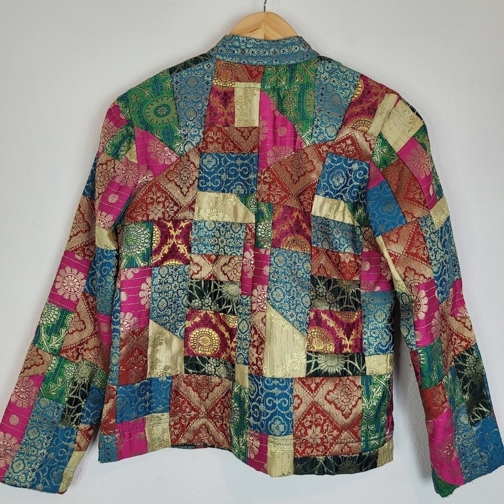 Chicos patchwork blazer jacket - Picture 7 of 8
